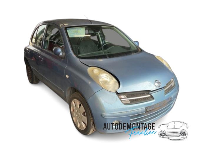 Getriebe Nissan Micra (K12), 2003 / 2010 1.2 16V, Fließheck, Benzin, 1.240cc, 59kW (80pk), FWD, CR12DE, 2003-01 / 2010-06, K12BB02; K12FF02; K12FF03 (Gebraucht)