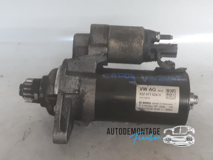 Usagé Démarreur Volkswagen Caddy IV 2.0 TDI 75 Prix € 35,00 Règlement à la marge proposé par Franken Autodemontage B.V.