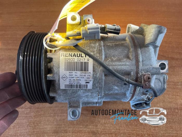 Gebrauchte Klimapumpe Renault Clio IV (5R) 1.2 TCE 16V GT EDC Preis € 100,00 Margenregelung angeboten von Franken Autodemontage B.V.