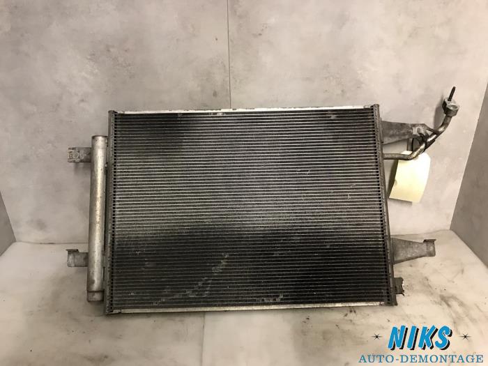 Air conditioning radiator from a Mitsubishi Colt (Z2/Z3) 1.3 16V 2006