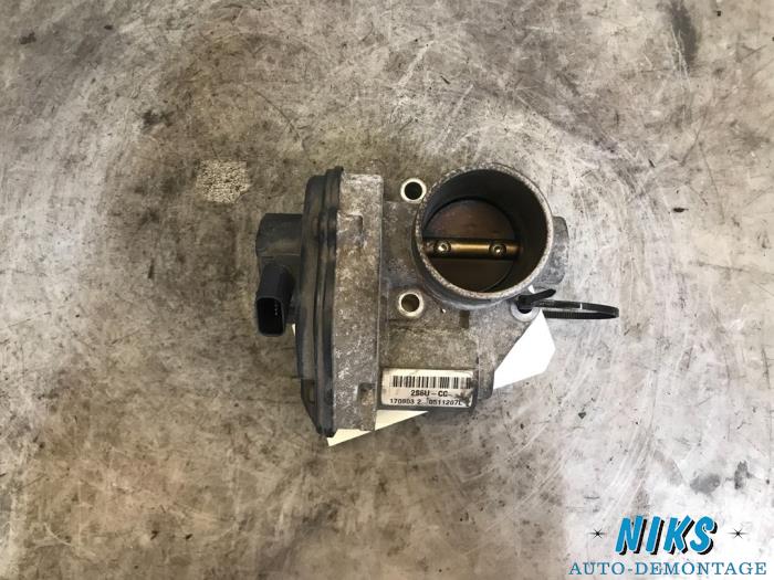 Throttle body Ford Fiesta 5 1.4 16V 2S6UCC FXJA VISTEON