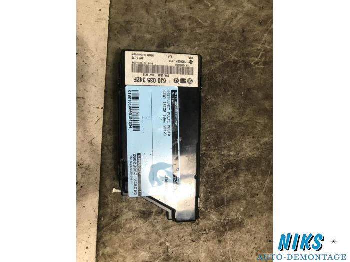 Unité de contrôle Multimedia d'un Seat Ibiza IV (6J5) 1.4 16V 2012