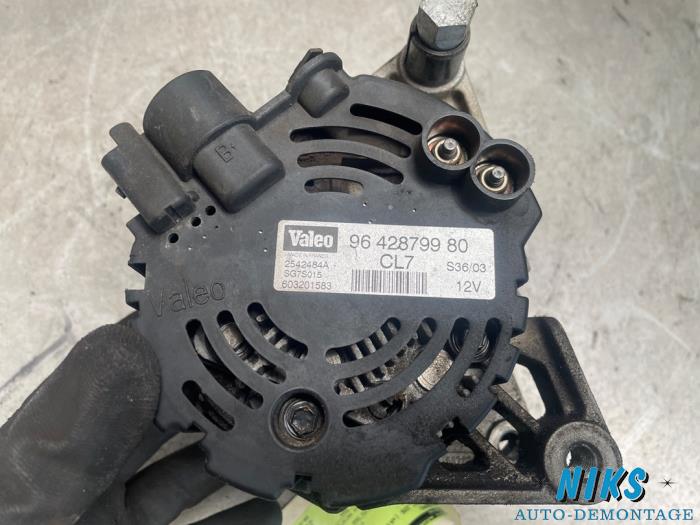 Dynamo from a Peugeot 206 (2A/C/H/J/S) 1.4 XR,XS,XT,Gentry 2003