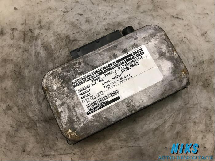 Used Automatic gearbox computer Renault Espace (JK) 2.0 16V Turbo Price on request offered by Niks autodemontage