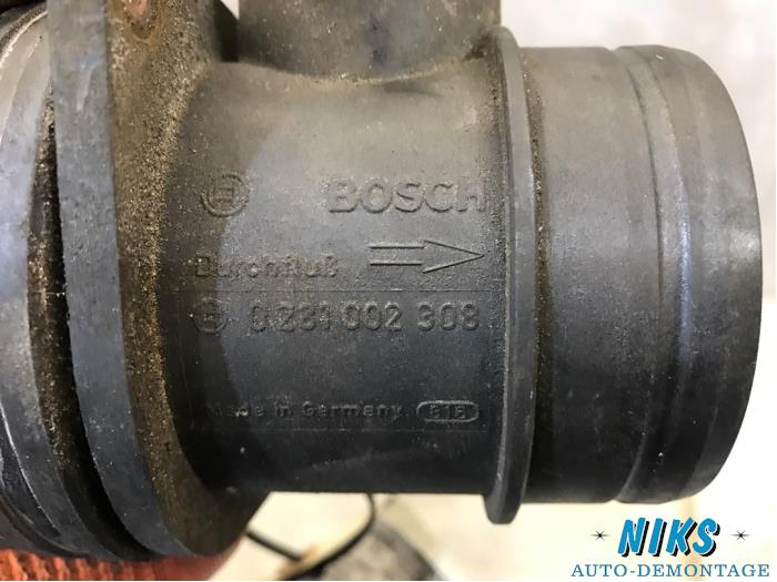 Luftdichtemesser van een Fiat Stilo (192A/B) 2.4 20V Abarth 3-Drs. 2002