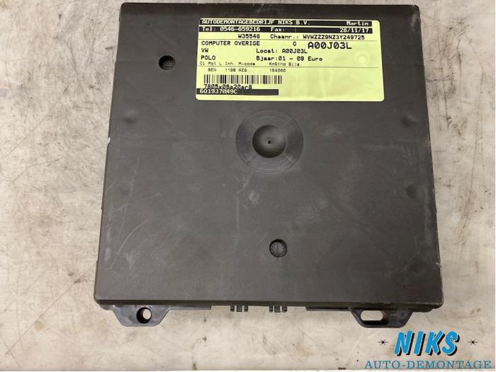 Used Computer, miscellaneous Volkswagen Polo IV (9N1/2/3) 1.2 12V Price on request offered by Niks autodemontage