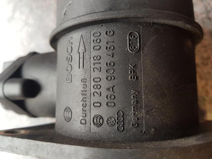 Gebrauchte Luftmassenmesser Volkswagen Golf IV (1J1) 1.6 FSI 16V Preis € 30,00 Margenregelung angeboten von Autosloopbedrijf H.C.Stouten