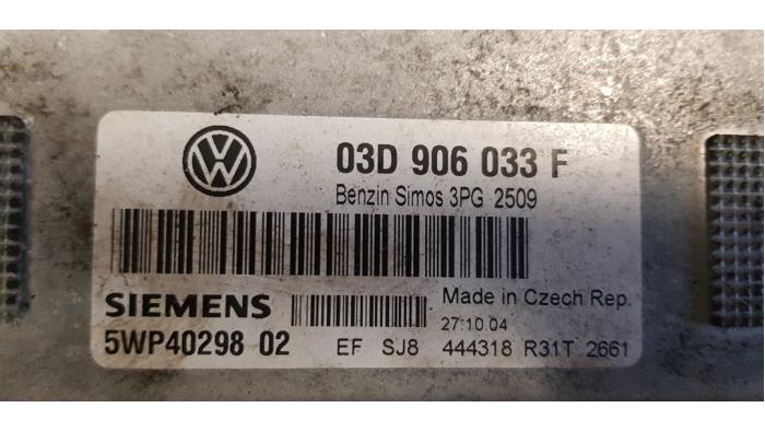 Used Engine management computer Volkswagen Polo IV (9N1/2/3) 1.2 Price € 100,00 Margin scheme offered by Autosloopbedrijf H.C.Stouten