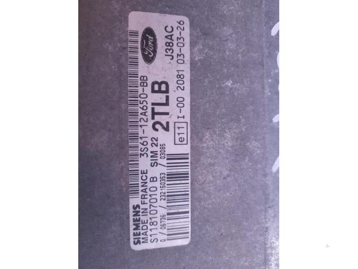 Used Engine management computer Ford Fiesta 5 (JD/JH) 1.25 16V Price € 100,00 Margin scheme offered by Autosloopbedrijf H.C.Stouten