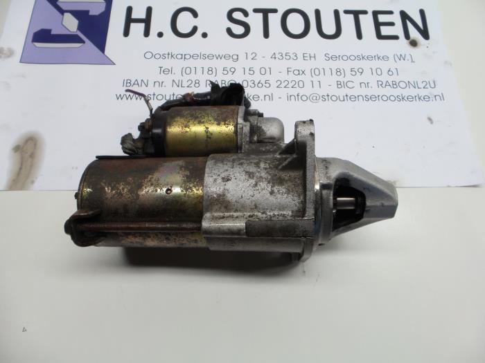 Anlasser Daewoo Tacuma, 2000 1.6 16V, MPV, Benzin, 1.598cc, 78kW (106pk), FWD, A16DMS; EURO2; EURO4, 2000-09, KLAUF75 (Gebraucht)