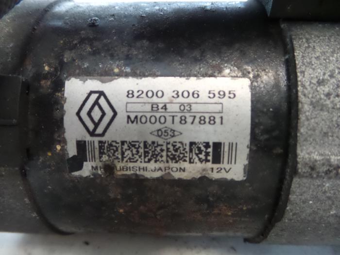 Gebrauchte Anlasser Renault Megane II (BM/CM) 1.5 dCi 100 Preis € 50,00 Margenregelung angeboten von Autosloopbedrijf H.C.Stouten