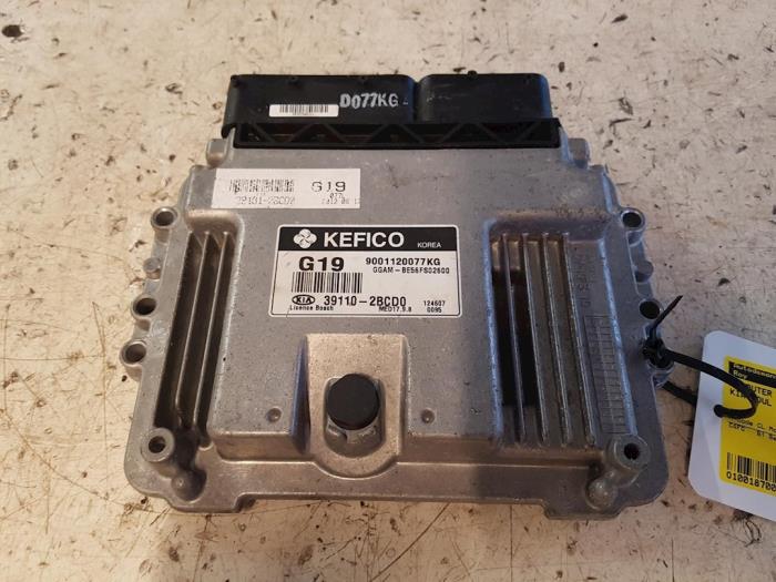 Engine management computer Kia Soul I (AM), 2009 / 2014 1.6 GDI 16V, MPV, Petrol, 1.591cc, 103kW (140pk), FWD, G4FD, 2011-06 / 2014-12, AMF5P4; AMF5P5; KSMF5P4 (Used)