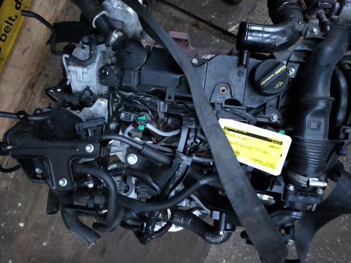 Engine from a Ford Fiesta 6 (JA8) 1.6 TDCi 16V 95 2012