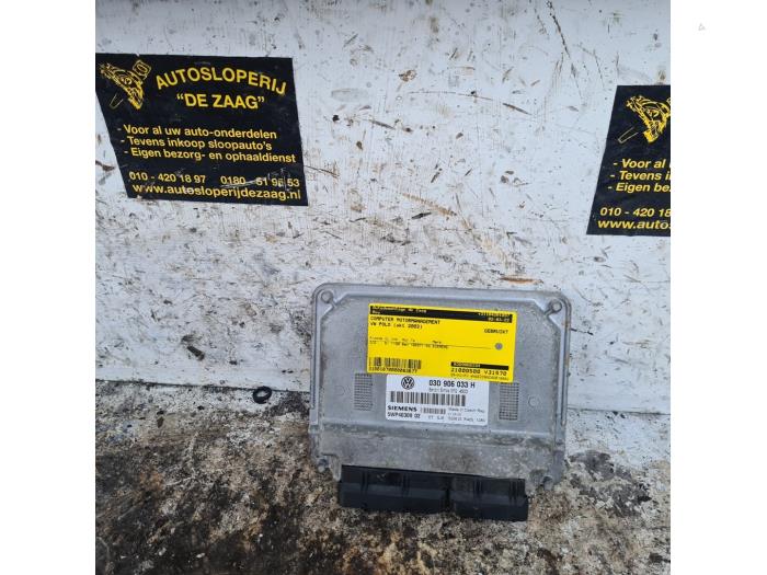 Used Engine management computer Volkswagen Polo IV (9N1/2/3) 1.2 12V Price € 70,00 Margin scheme offered by Autodemontage de Zaag