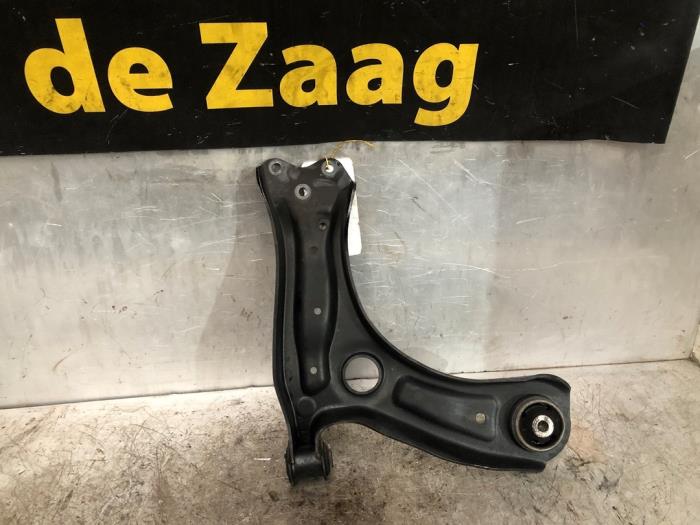 Front wishbone, left from a Volkswagen Polo V (6R) 1.2 12V 2009