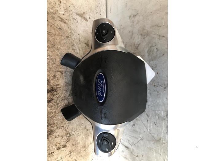 Left airbag (steering wheel) from a Ford Focus 3 1.0 Ti-VCT EcoBoost 12V 125 2013