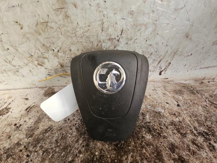 Left airbag (steering wheel) from a Opel Astra J Sports Tourer (PD8/PE8/PF8) 1.4 16V ecoFLEX 2011