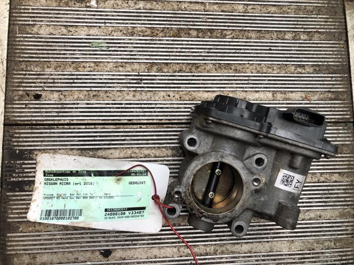 Gebrauchte Drosselklappengehäuse Nissan Micra (K14) 0.9 IG-T 12V Preis € 65,00 Margenregelung angeboten von Autodemontage de Zaag