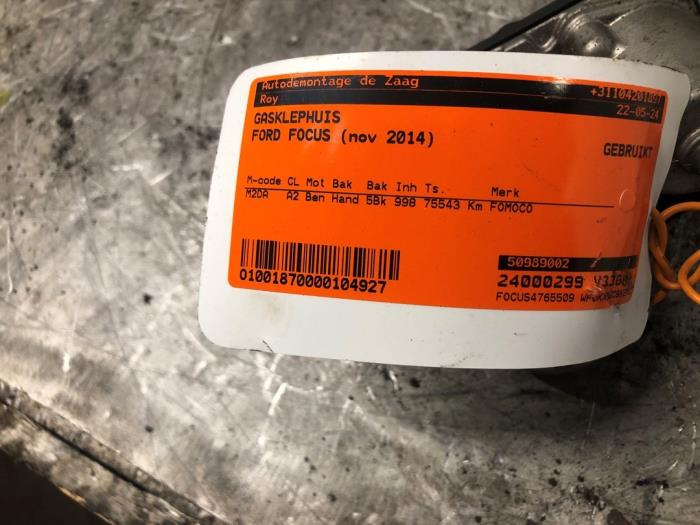 Gebrauchte Drosselklappengehäuse Ford Focus 3 1.0 Ti-VCT EcoBoost 12V 100 Preis € 50,00 Margenregelung angeboten von Autodemontage de Zaag