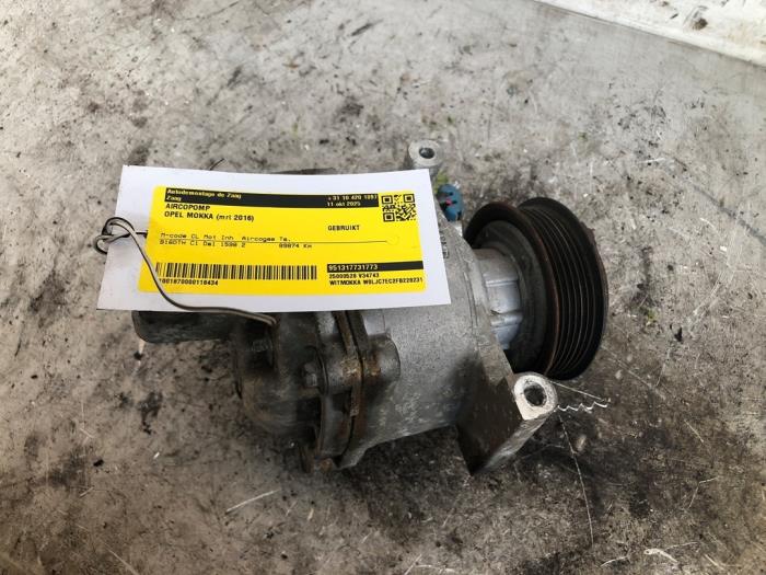 Gebrauchte Klimapumpe Opel Mokka/Mokka X 1.6 CDTI 16V 4x2 Preis € 120,00 Margenregelung angeboten von Autodemontage de Zaag