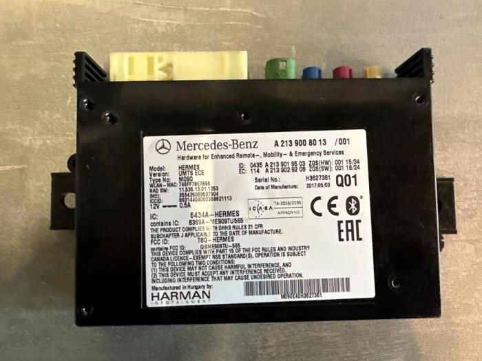 Usagé Module Bluetooth Mercedes C (W205) C-200 2.0 CGI 16V Prix € 45,00 Règlement à la marge proposé par Autodemontage de Zaag