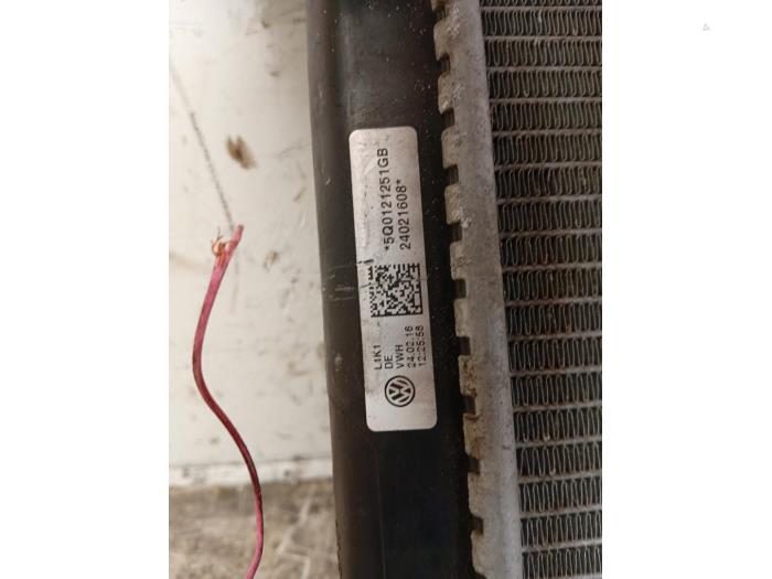 Used Intercooler Volkswagen Golf VII (AUA) 1.4 TSI 16V Price € 39,99 Margin scheme offered by Autodemontage de Zaag
