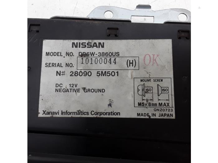 Affichage navigation d'un Nissan Almera Tino (V10M) 1.8 16V 2001
