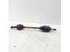 Front drive shaft, left from a Toyota Yaris (P1), 1999 / 2005 1.3 16V VVT-i, Hatchback, Petrol, 1,299cc, 63kW (86pk), FWD, 2NZFE; 2SZFE, 1999-08 / 2005-11, NCP10; NCP20; NCP22; SCP12 2002