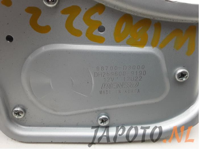 Scheibenwischermotor hinten van een Hyundai Tucson (TL) 1.6 GDi 16V 2WD 2018
