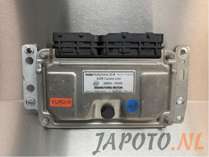 Used Engine management computer Ssang Yong Rexton 2.9 TD RJ 290 Price € 52,45 Margin scheme offered by Japoto Parts B.V.
