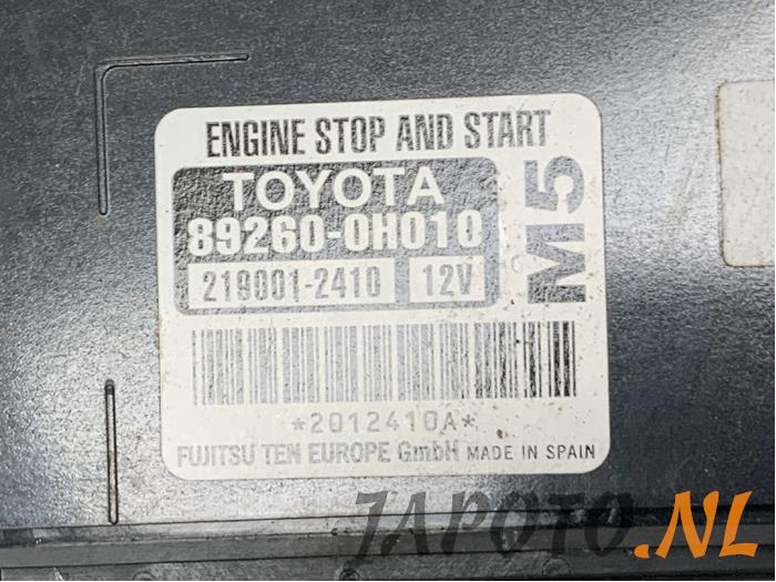 Ordenador varios de un Toyota Aygo (B40) 1.0 12V VVT-i 2016