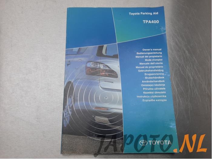 Instrucciones(varios) de un Toyota Prius (NHW20) 1.5 16V 2005