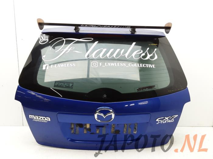Używane Tylna klapa Mazda CX-7 2.3 MZR DISI Turbo 16V Cena € 104,95 Procedura marży oferowane przez Japoto Parts B.V.