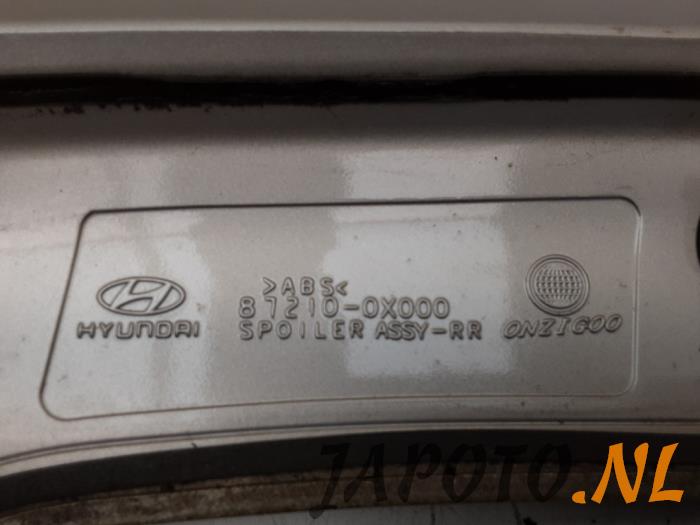 Spoiler van een Hyundai i10 (F5) 1.1i 12V 2009