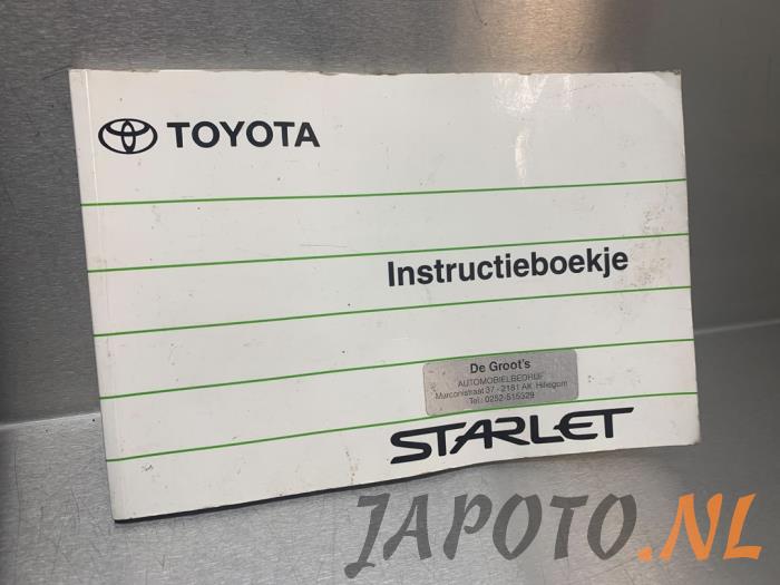 Instrukcja z Toyota Starlet (EP9) 1.3,XLi,GLi 16V 1998