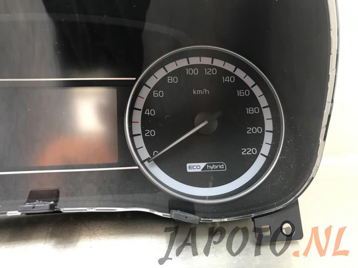 Odometer KM from a Kia Niro I (DE) 1.6 GDI Hybrid 2019