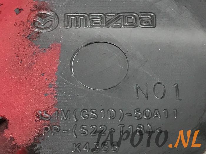 Abdeckkappe Abschleppöse vorne van een Mazda 6 Sport (GH14/GHA4) 2.5 16V S-VT GT-M 2008