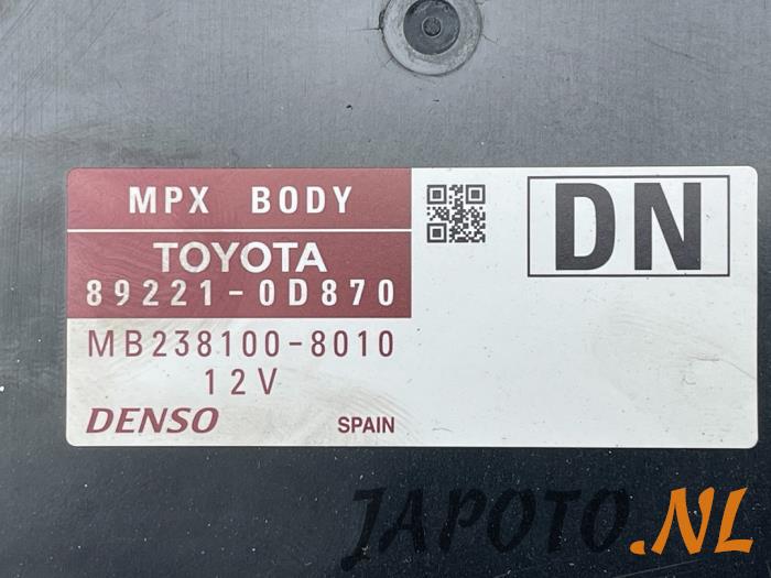Gebrauchte Steuergerät Body Control Toyota Yaris III (P13) 1.5 16V Hybrid Preis € 83,95 Margenregelung angeboten von Japoto Parts B.V.