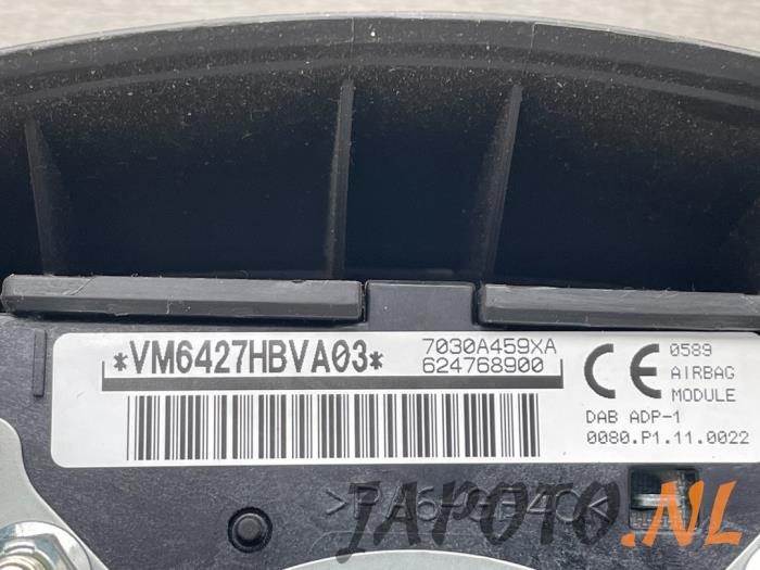 Left airbag (steering wheel) from a Mitsubishi Outlander (GF/GG) 2.0 16V PHEV 4x4 2014