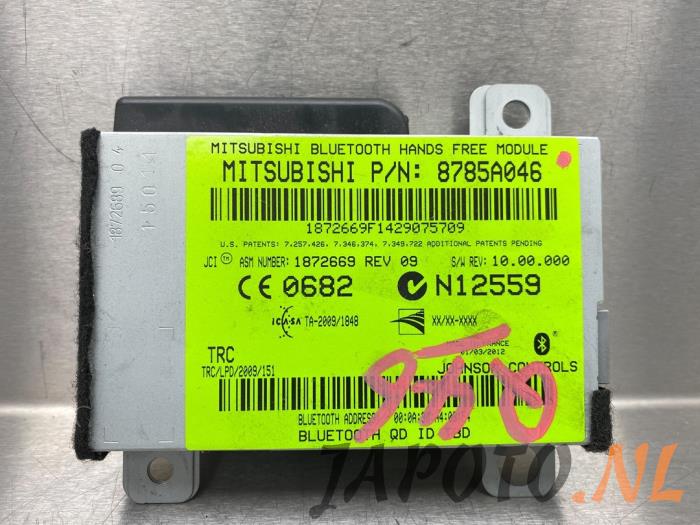 Używane Modul Bluetooth Mitsubishi ASX 1.8 DI-D HP MIVEC 16V Cena € 157,45 Procedura marży oferowane przez Japoto Parts B.V.