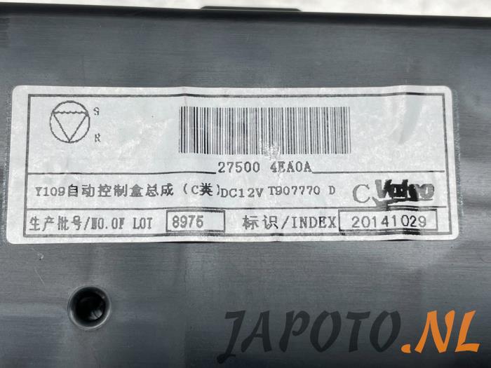 Panneau de commandes chauffage d'un Nissan Qashqai (J11) 1.2 DIG-T 16V 2015