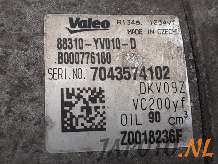 Bomba de aire acondicionado de un Toyota Aygo (B40) 1.0 12V VVT-i 2015