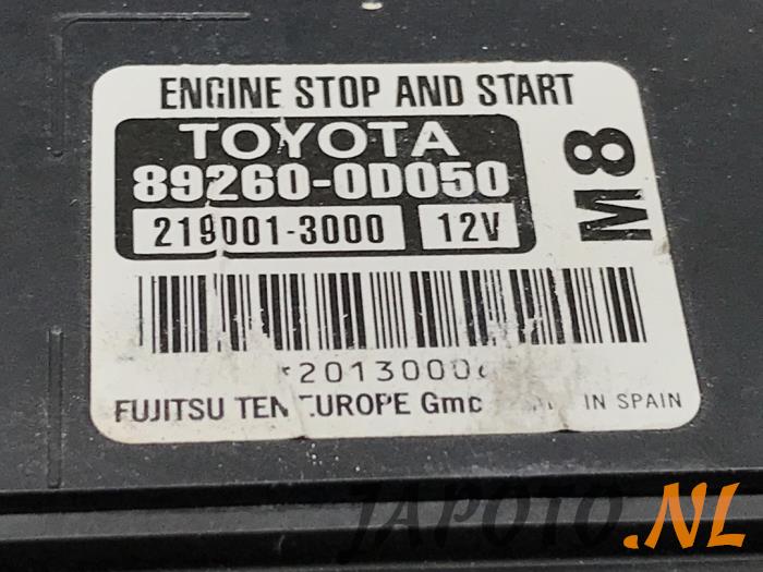 Steuergerät sonstige van een Toyota Yaris III (P13) 1.0 12V VVT-i 2015