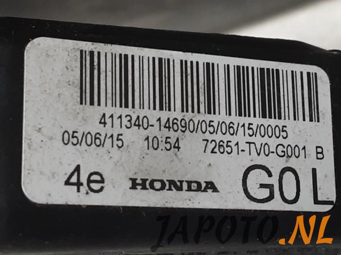 Türschlossmechanik 4-türig links hinten van een Honda Civic Tourer (FK) 1.6 i-DTEC Advanced 16V 2015