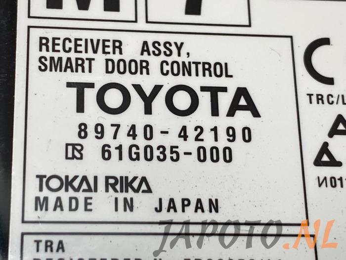Ordenador de entrada inteligente de un Toyota RAV4 (A4) 2.5 Hybrid 16V VVT-i 4x4 2019