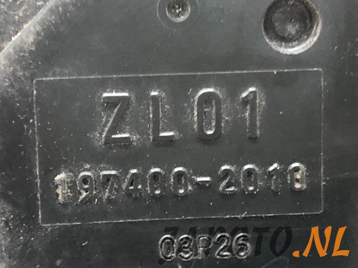 Airflow meter from a Mazda 2 (DE) 1.3 16V MZR 2012