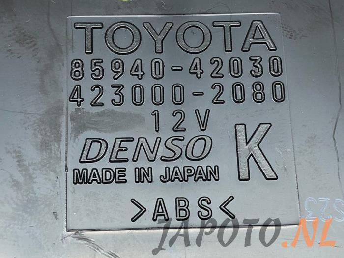 Module essuie-glace d'un Toyota RAV4 (A4) 2.0 16V VVT-i 4x4 2016