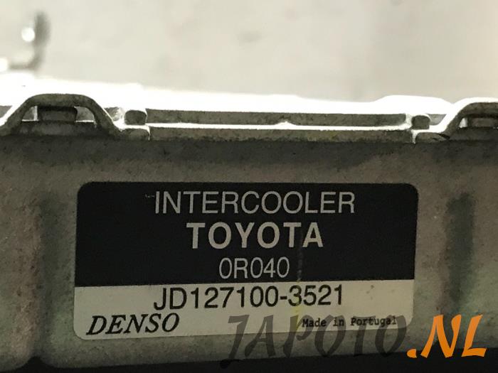 Intercooler de un Toyota Verso 2.2 16V D-CAT 2011