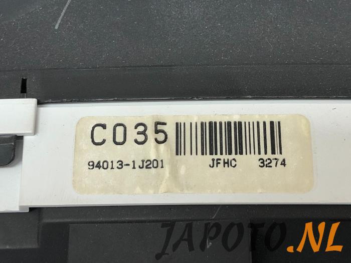 Cuentakilómetros de un Hyundai i20 1.2i 16V 2014