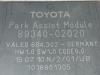 Modul czujników parkowania z Toyota Auris (E15) 1.8 16V HSD Full Hybrid 2011